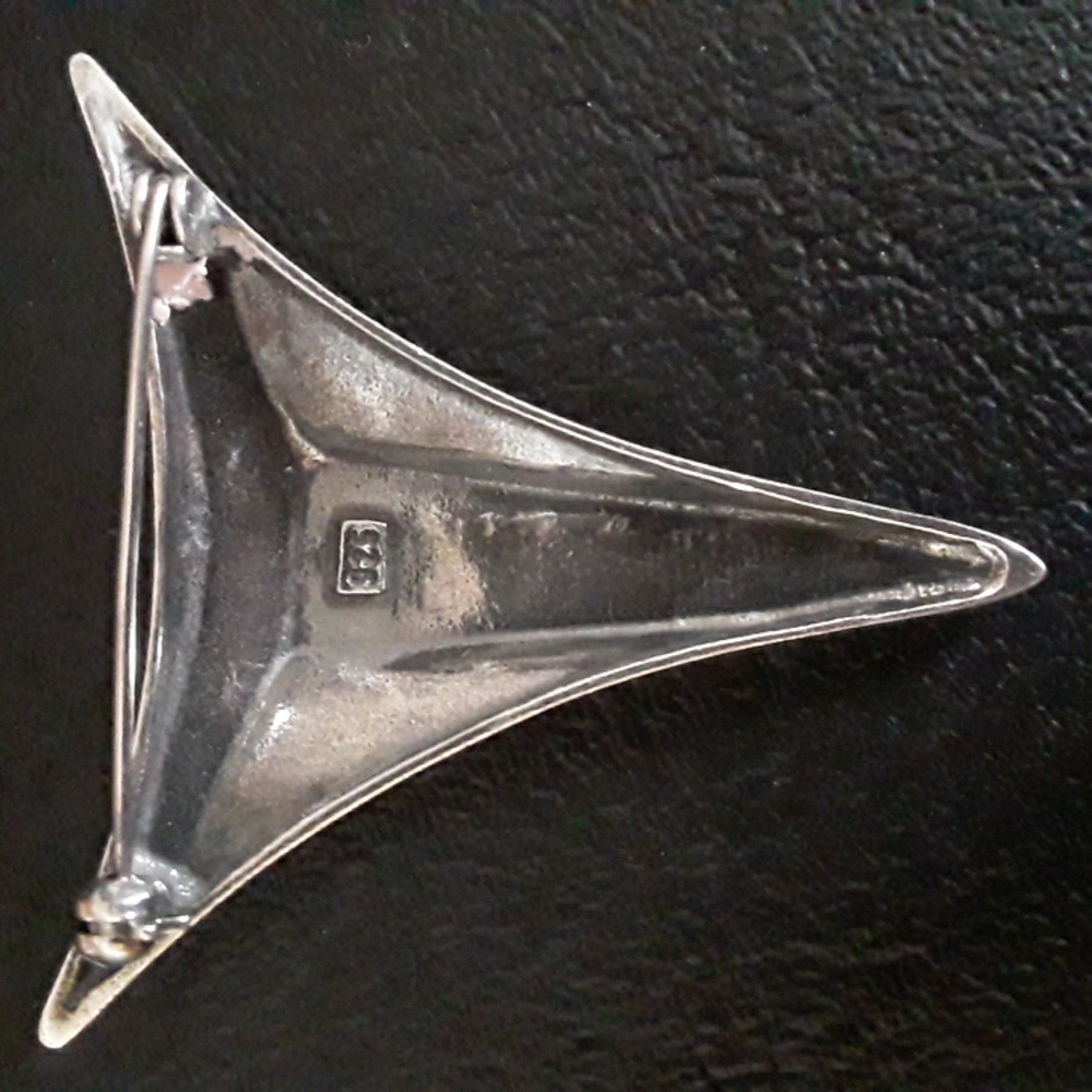Vtg 925 Sterling Silver Brooch/pin - Picture 4 of 12